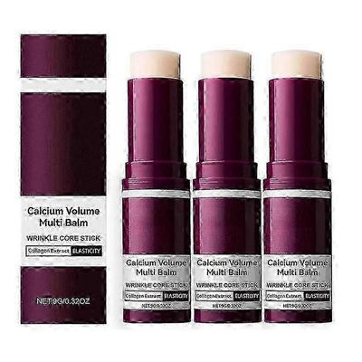 1-5x Cemenrete Calcio Volume Multi Balsamo Anti-Età Rughe Core Stick K-beauty
