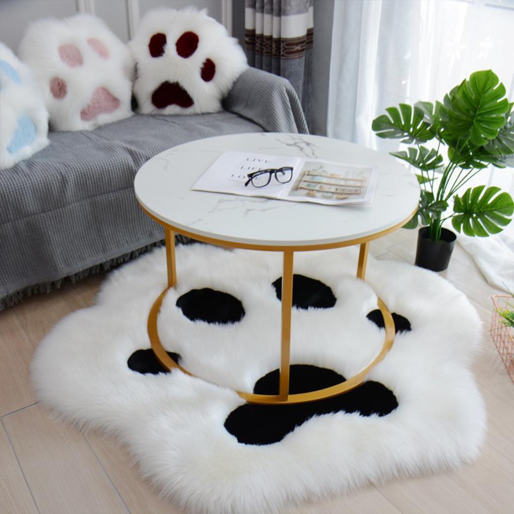 Breathable And Skin-friendly Area Rug Designed For Ultimate Comfort Cute Cat Paw Floor Carpet Mat