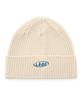 Eondeokeonteulol Winter Slim Fit Knit Thermal Logo Embroidery Unisex Solid Beanie Hat Beanie / Flex / Liquid / Oatmeal