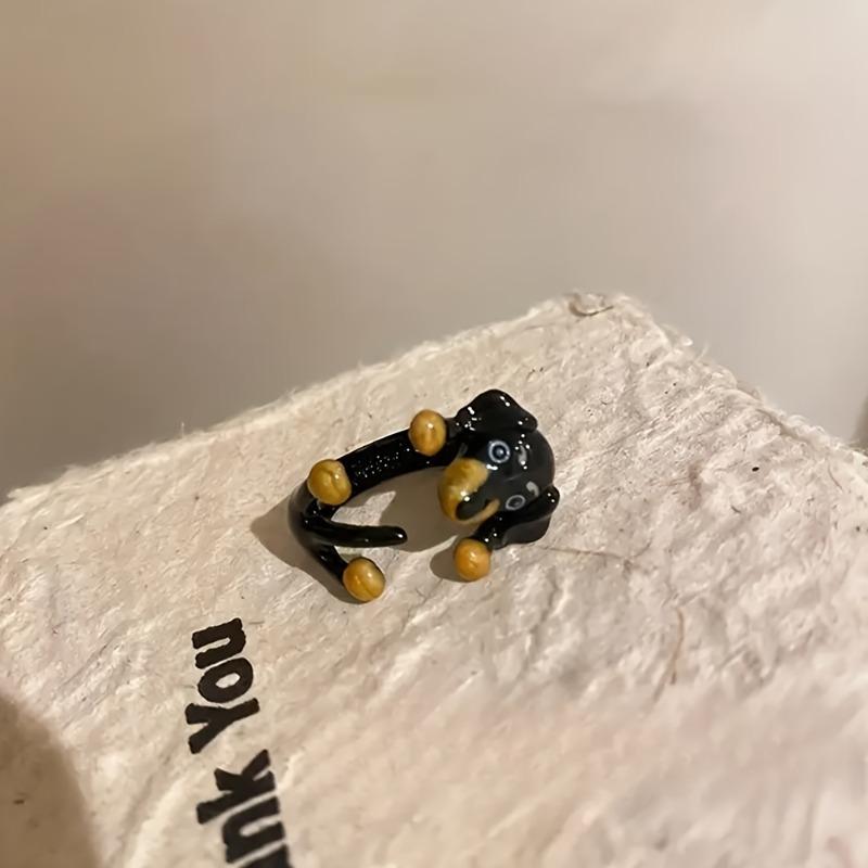 1pc Dog-Shaped Ring, Cute and Stylish Design Leads the Fashion Trend, Versatile and Easy to Wear, Suitable for Various Outfits