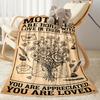 Mother's Love And Sunshine Blanket Suitable for Sofas,travel, Living Rooms Also a Good Gift for Friends and Family Suitable for All Seasons.