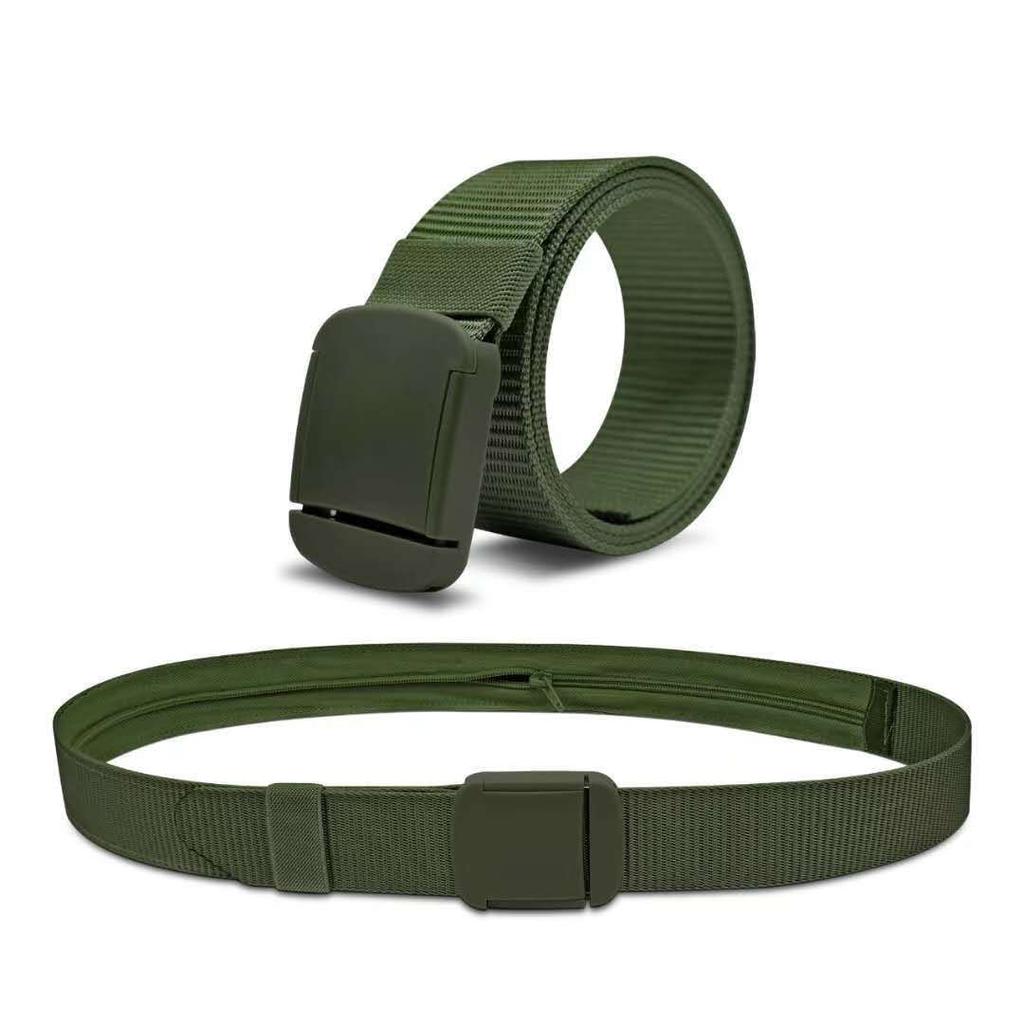 Xulai B3 3.2*120cm Width Nylon Belt With Mony Collection Zipper With Plastic Buckle