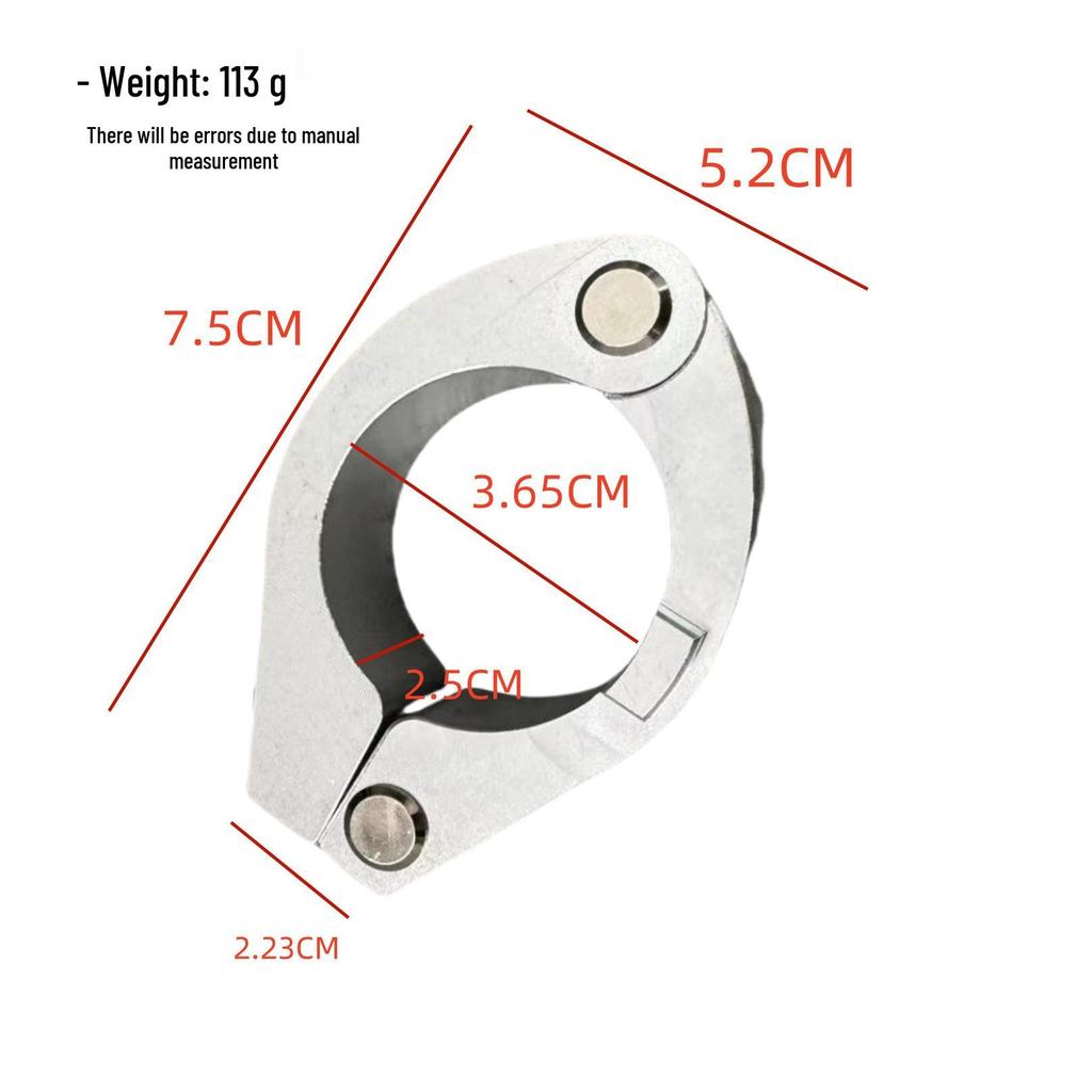 Horizontal Right Angle Drum Rack Clamp with Memory Lock