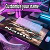 Custom Name Personalized Genshin Impact Pattern Mousepad, Laptop PC Desk Mat, Decorative Desk Mat for Home Keyboard Pad Gift