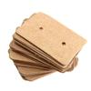 100Pcs Professional Type Earring Ear Studs Holder Display Hang Kraft Cards Paper