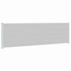 Vidaxl Retractable Side Awning for Terrace, 180 X 600 Cm, Grey