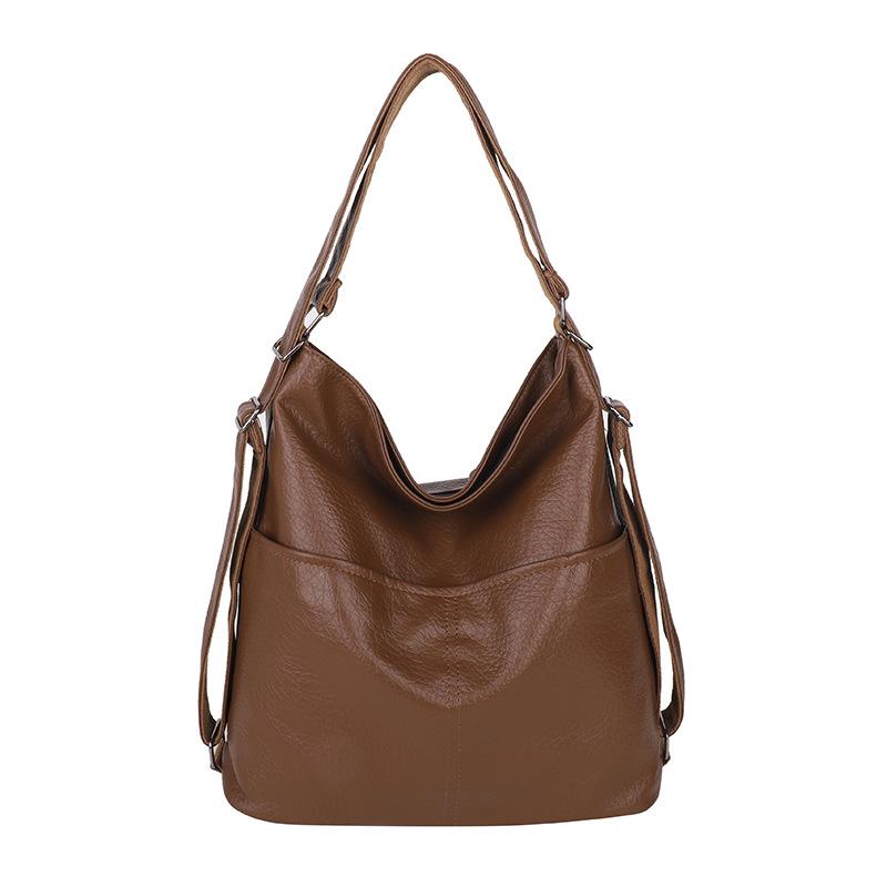 

Tote bag women s 2025 new simple work commuter armpit bag large capacity messenger shoulder bag backpack