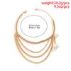 Fashion Multilayer Chain High Heel Shoe Simple Foot Ankle Beach Jewelry Foot Bracelet For Women Girl Anklet Gift