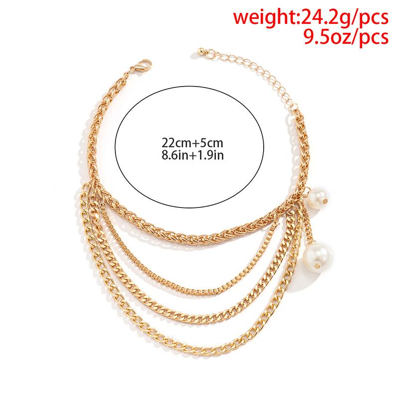 Fashion Multilayer Chain High Heel Shoe Simple Foot Ankle Beach Jewelry Foot Bracelet For Women Girl Anklet Gift