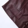 2024 Autumn Women's European & American Style Versatile Short Leather Jacket