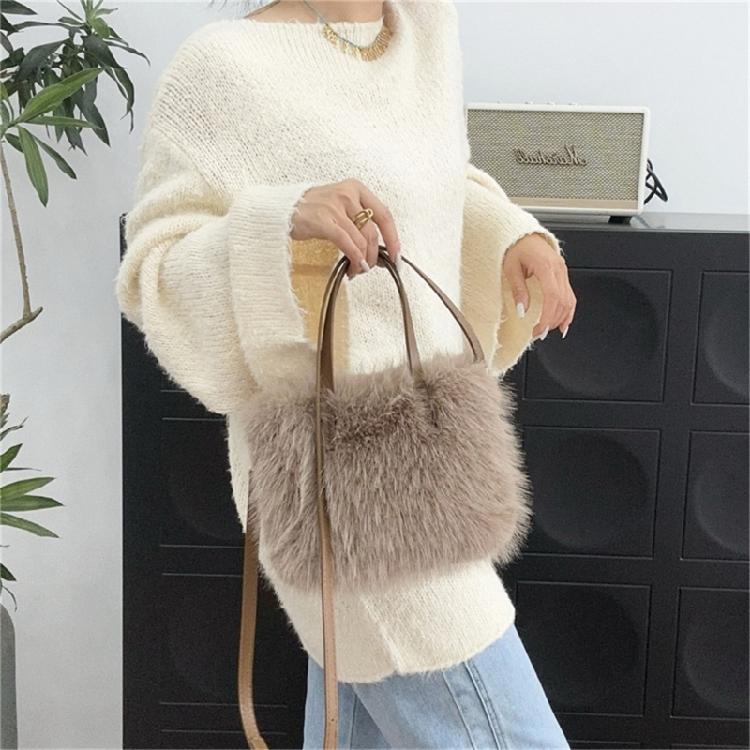Versatile Plush Shoulder Bag Convenient and Practical Crossbody Bags Handbag