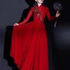 Women's Modern Dance Red Swing Skirt - 'I Love You Wanjiang' Chinese Performance Costume
