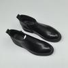 Autumn and Winter Black Casual Leather Boots Genuine Leather High-top Business Casual Leather Shoes Martin Boots