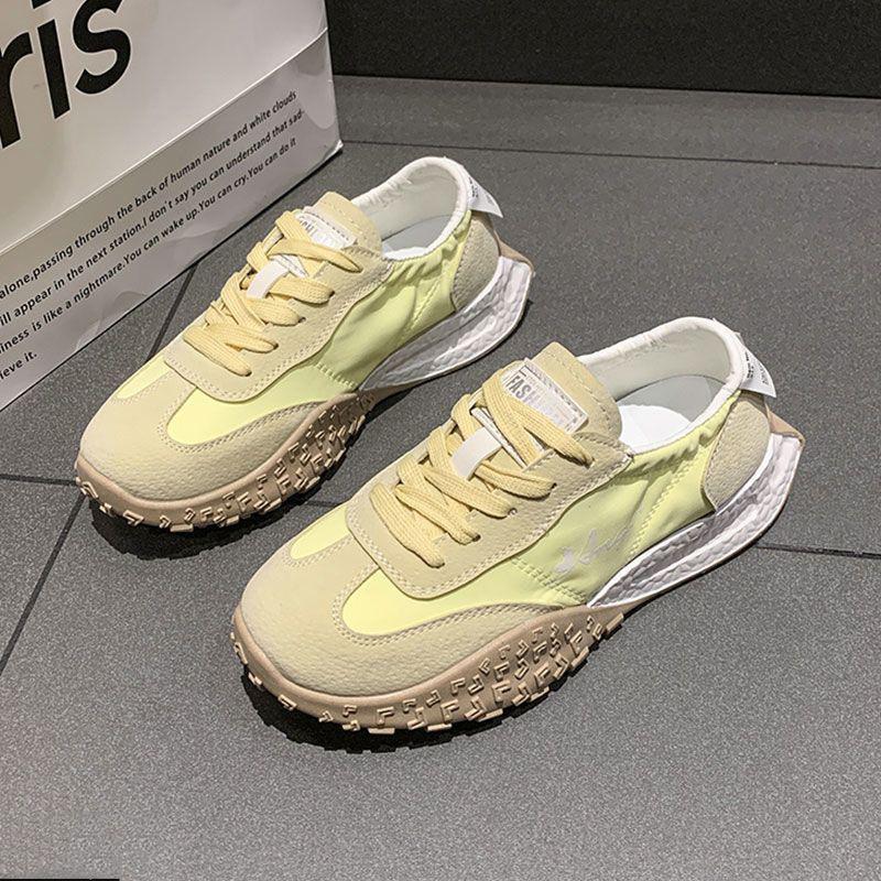 Saténové dámské boty Forrest Gump boty platformové podrážky módní všestranné prodyšné zvyšující výšku ležérní sportovní obuv německá tréninková obuv