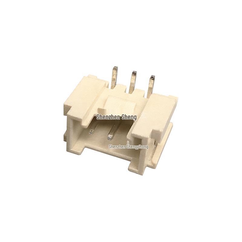 2.0mm Pitch SMT High-Temp Resistant Vertical 3-Pin Socket Connector (Beige)