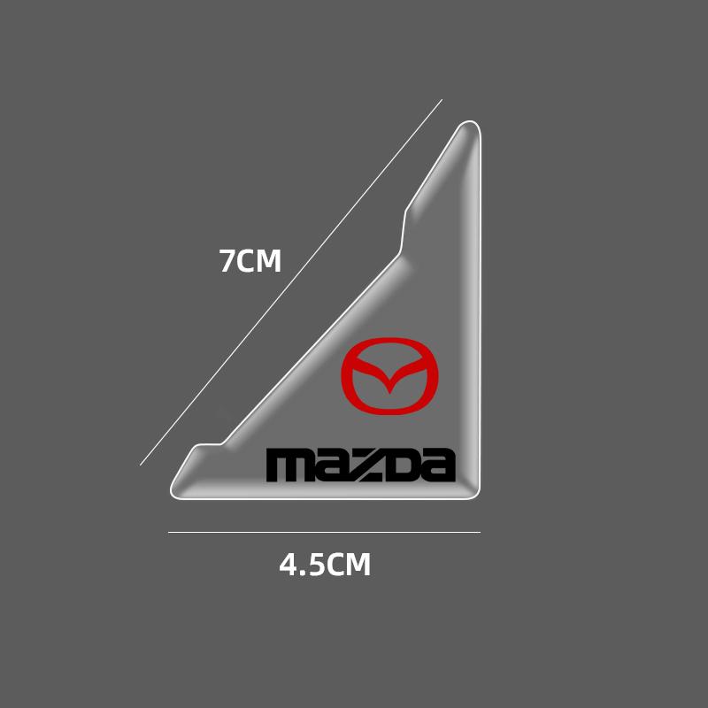 Bil Dørhjørne Anti-kollisions Dæksler Gennemsigtige Silikone Beskytter Klistermærker Til Mazda 3 6 Atenza Axela Demio CX3 CX5 MP MS RX8 MG3