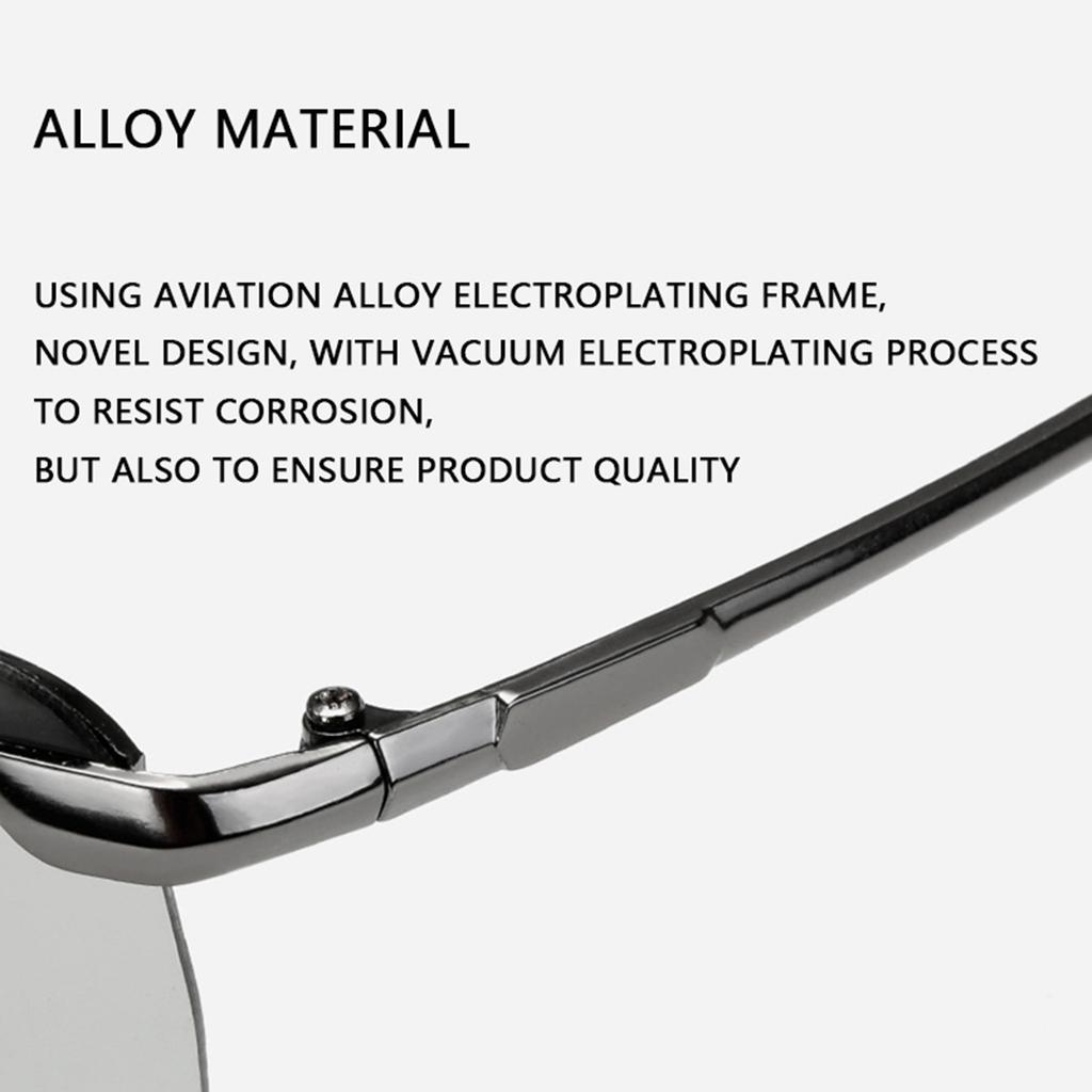 Men's Sunglasses Night Vision Goggles Men's Driving Night Driver Mirror Night Lens Women's Sunglasses Non-polarized Fashion Acce