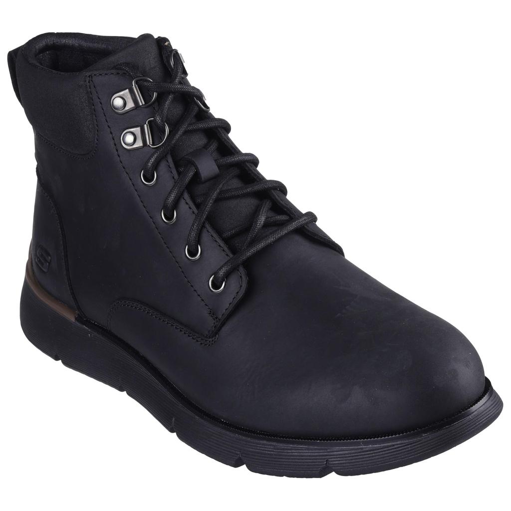 Skechers Augustino-Cobb Comfortable Versatile Short Boots Men Boots Black 205228-BBK