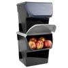 Container For Vegetables, Fruits, Onions, Potatoes, Garlic, Anthracite, Gray, Set Of 2, 13 L