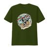 Leopard Cow Pattern Cactus Serape Print Cowgirl Ro Trendy T Shirt for Women Stylish and Comfortable Vintage Washed Graphic