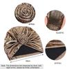Women African Headwraps Pre-Tied Bonnet Knot Beanie Cap Elastic Bandanas Pleated Muslim Turbans Hat Chemo Covers Cap