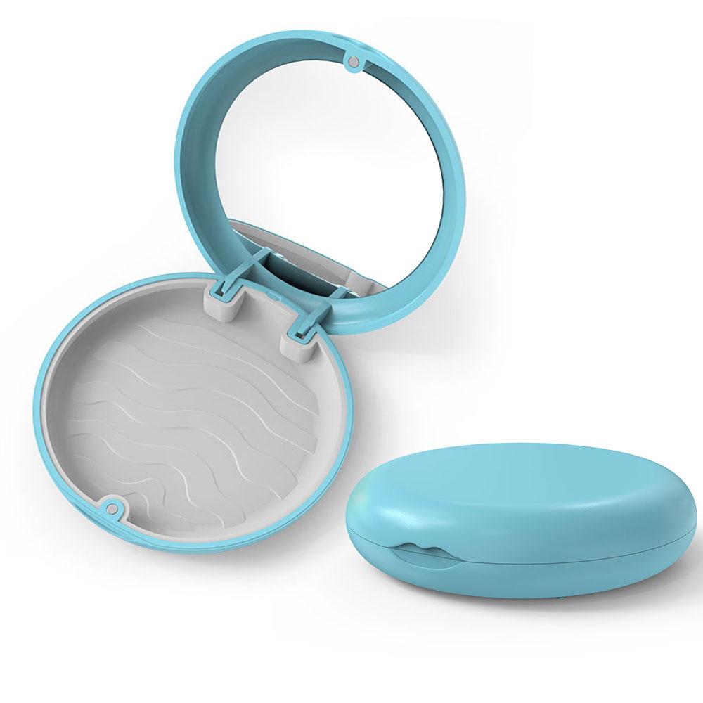 Retainer-Box Falsche Zähne Prothesen-Aufbewahrungskoffer Mundschutz Aligner Zahnspangen Kieferorthopädie Behälter Mundhygieneartikel Organizer