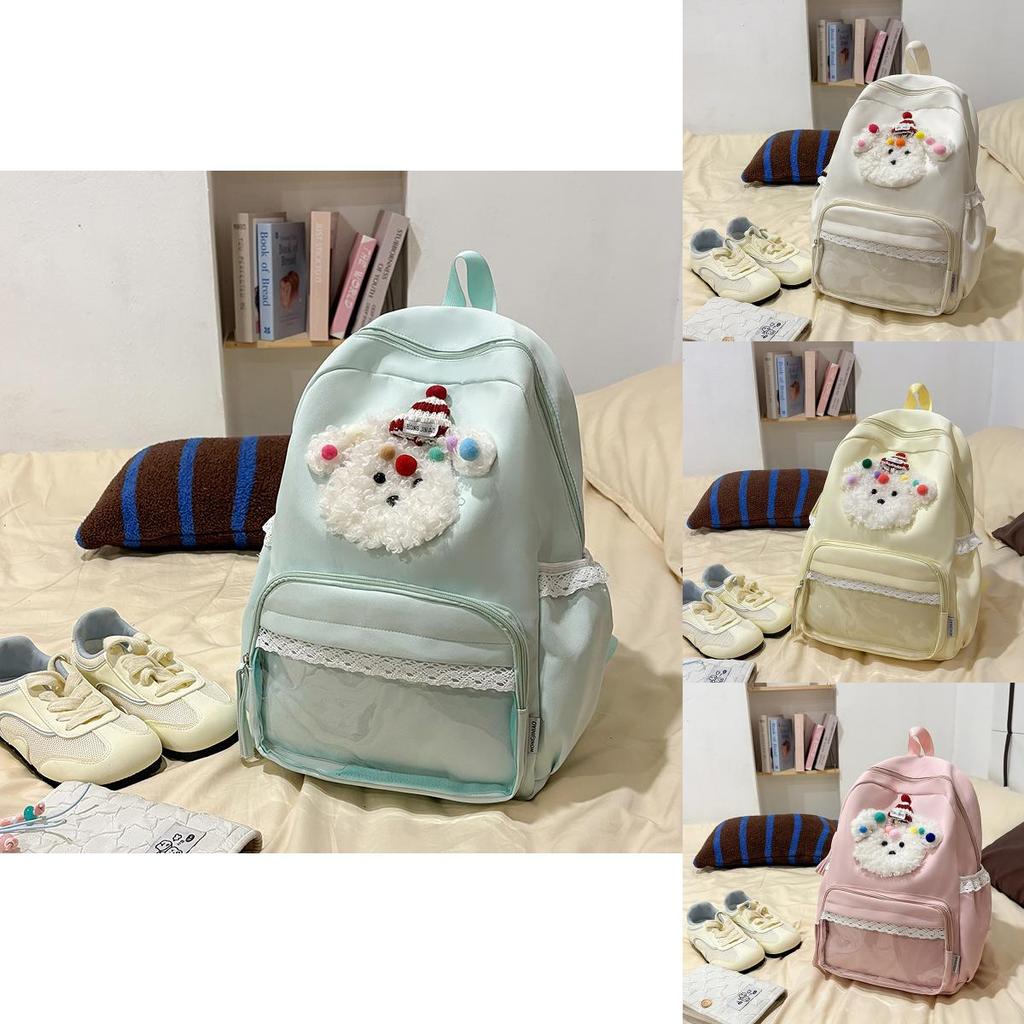 Cartoon Cute Dog School Backpack For Girls And Boys With Large Capacity For Daily Use