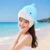 [DOKiDOKi] Dolphin Headgear for Adults, Plush Hat, Fluffy Animal Costume, Cosplay, Fancy Dress, School Festival, Cultural Festival, Party, Cheering