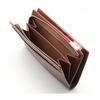 Middle Wallet Bifold Wallet Genuine Leather Our Limited Custom Model Tritoni Chocolate [Takeokikuchi] Men's TKW-00421 [12]