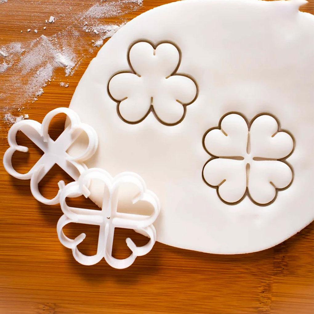 2Pcs Cookie Mold Stamp Biscuit Fondant Cake Bread Mould Sugar Chocolate Molds Party Festival Household Baking Cupcake Tools