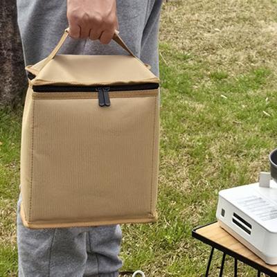 Camping Lantern Gas Tank Storage Bag with Zipper Soft Lining Large Capacity Portable