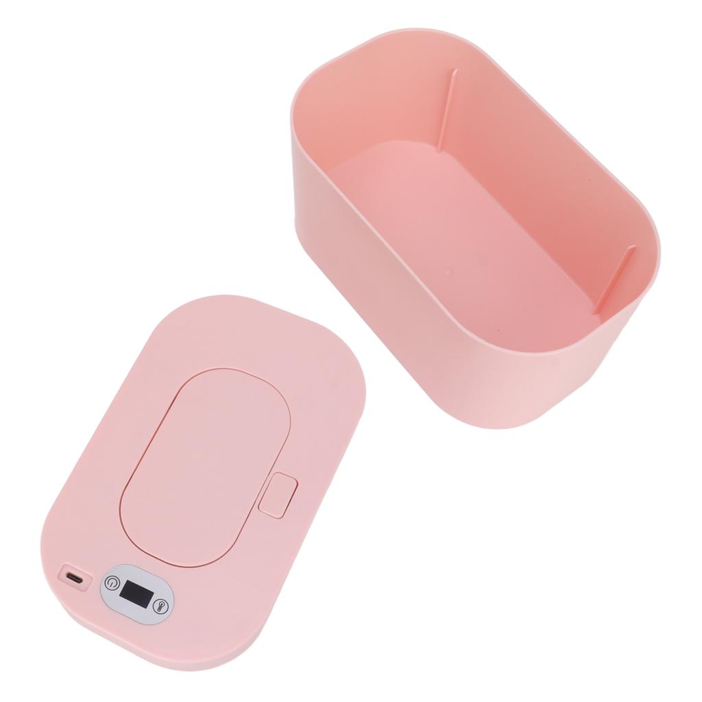 Baby-Feuchttuchwärmer USB-Trockentuchwärmer mit konstanter Temperatur, tragbares Feuchttuchwärmer, Temperatureinstellung, Warmhalter