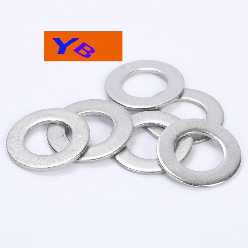 Stainless Steel GB97 Flat Washer - 201, M6/M8/M10/M12
