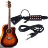 Tone Knobs Guitar Transducer 12-Hole Design Soundhole Pickup Acoustic Guitar Pickup  Stage Use