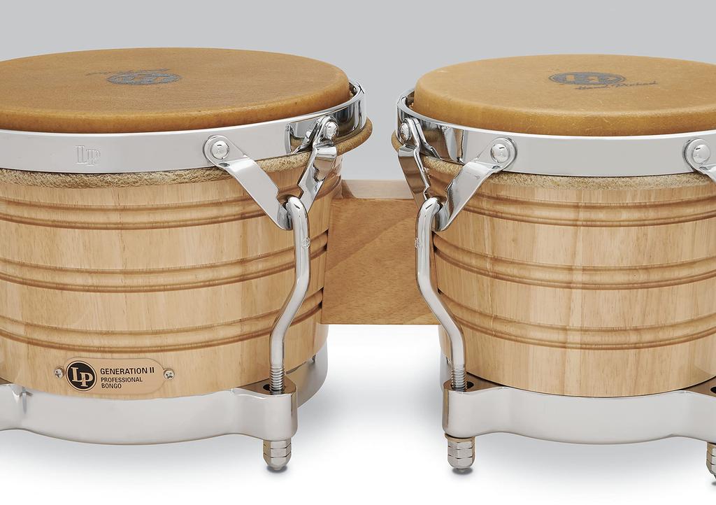LP Bongos Generation Wood Bongos Traditional Rims II® LP201A-2