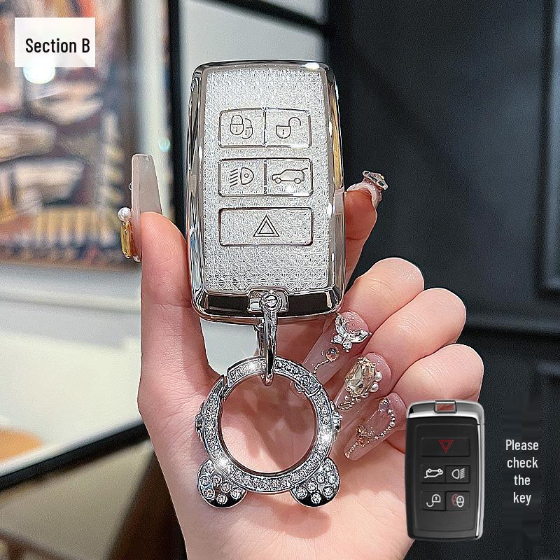 Wysokiej klasy etui na klucze z klamrą do modeli Range Rover Sports z lat 2013-2025