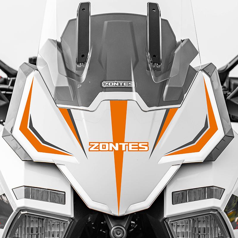 For ZONTES 703F Motorcycle Front Fairing Stripe Protective Stickers Body Decorative Graphic Decals Modification Kit
