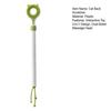 Retractable Cat Back Scratcher, Long Handle Cat Face Massager, Double-Sided Massage Head, Gentle Grooming Tool, 2-in-1 Cat Wand Toy for Indoor Cats