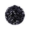 5030 Keratin Silicone Micro Rings with Laser Gold Thread for Invisible Hair Extensions - Clip & Tool Bottled Set