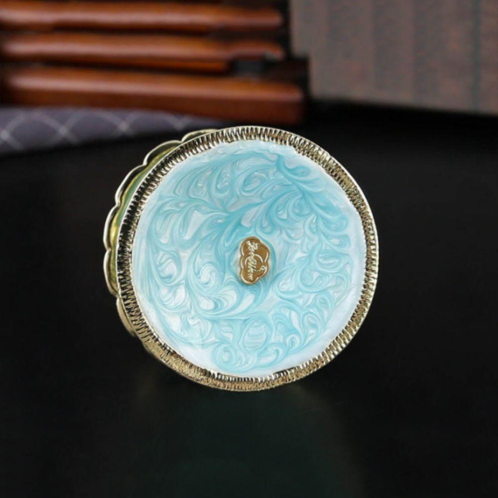 Luxury Enamel Enamel Jewelry Box Hand-Painted Enamel Metal Diamond European Style Jewelry Case Exquisite Design