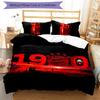 3pcs FC Bayern München logo pattern bedding set duvet cover set includes duvet cover &pillowcases,perfect all season bedroom decoration&gift