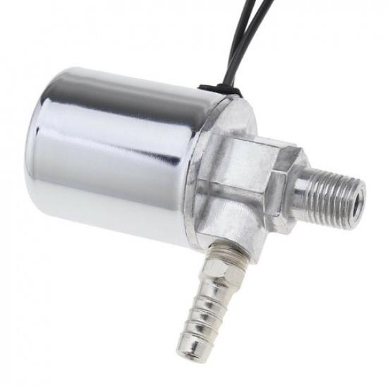 1/4" Chrome Plated Air Electric Solenoid Valve 12v/24v For Truck/VAN