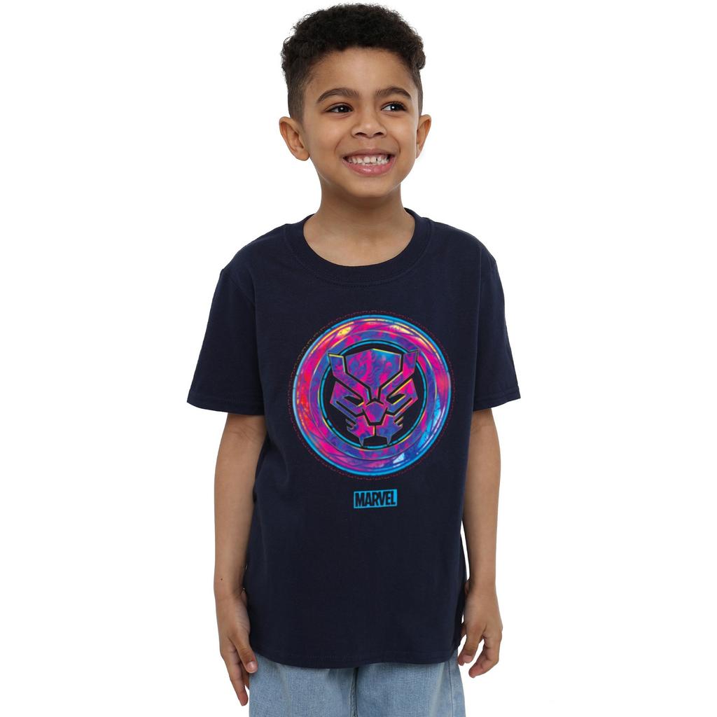 Black Panther Childrens/Kids Cyber Panther T-Shirt