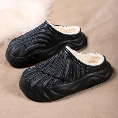 Fashion Men's Slippers Winter Outdoor Indoor Waterproof Cotton Mans Shoes Bedroom Houseshoes Fashion Mens Working Slippers New Arrival