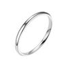 Rose Gold Titanium Steel Thin Korean Style Pinky Ring for Women