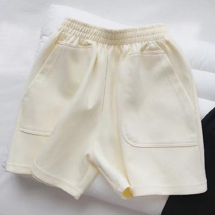 

Летние повседневные шорты Верхняя одежда Домашняя мода Новые спортивные для бега Удобные С высокой талией Свободные Приталенные 2XL абрикосовый