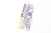 DDintex FLORET LONDON Small 2 X 21cm Liberty Print Shell-shaped Fan, Susanna, Lavender, [Uses Fabric]