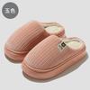 Home cotton slippers winter thick bottom plush warm indoor household non-slip winter cotton drag winter