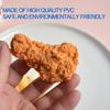 Kids Kitchen Play Food Set,Fake Fried Chicken Legs,Simulated Chicken Wings,Children Kitchen Toy Decoration,Restaurant Window Display Props,Fake Fried