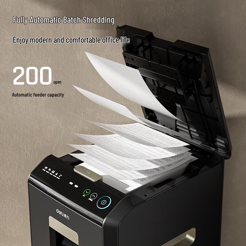 Deli GA757 Automatic Paper Shredder CN plug (adapter included)